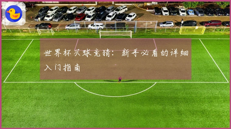 世界杯买球竞猜：新手必看的详细入门指南